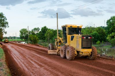 Driveway Grading in Progress