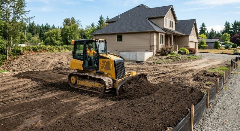Yard Sloping in Houston, TX